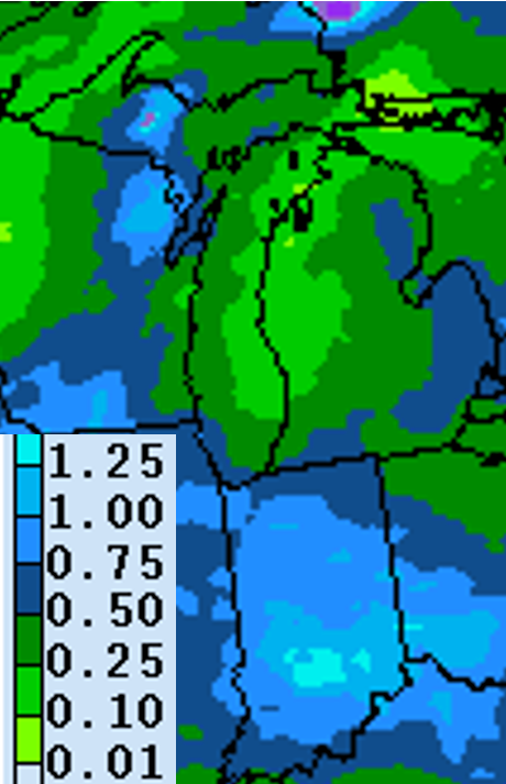 Precipitation forecast for May 12-19.